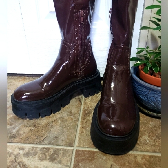 Call It Spring; Brown Thighs high boots - Picture 3 of 5